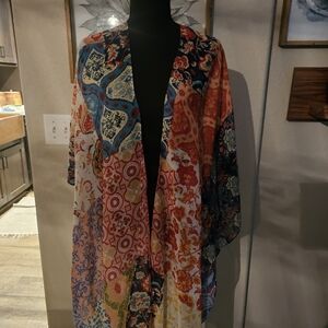 Colorful Patchwork Cover Up